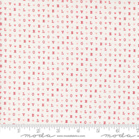 Moda - Love Blooms - LOVE Text Lace Fabric