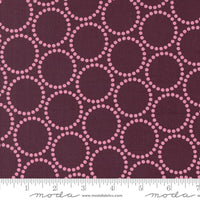 Moda - Love Letter - Pearl Bracelet Merlot Fabric