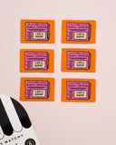 Matchy Matchy Sewing Club - Daily Stitch Large Labels (6 ct)