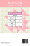 Quilt Cakes - Ursa Cabin Quilt - Paper Pattern