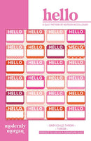 Modernly Morgan - Hello Quilt - Paper Pattern