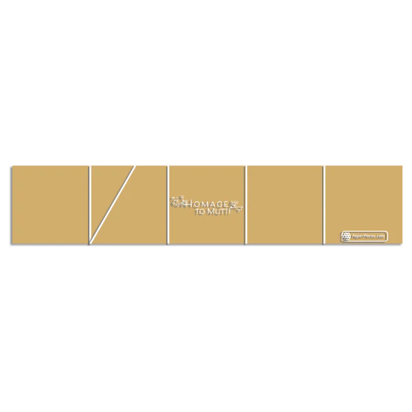 Paper Pieces - Homage to Mutti Acrylic Ruler