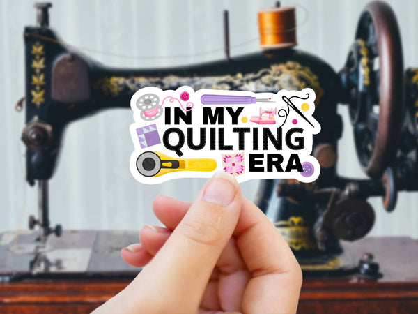 Nona Quilts - In My Quilting Era Vinyl Sticker