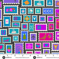 Andover - Alison Glass Color Wheel - Collector Night Fabric