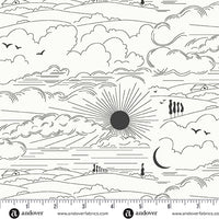 Andover - Alison Glass Sun Print Whisper - Dwell Zebra Fabric
