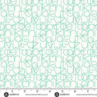 Andover - Alison Glass Sun Print Whisper - Enough Emerald Fabric