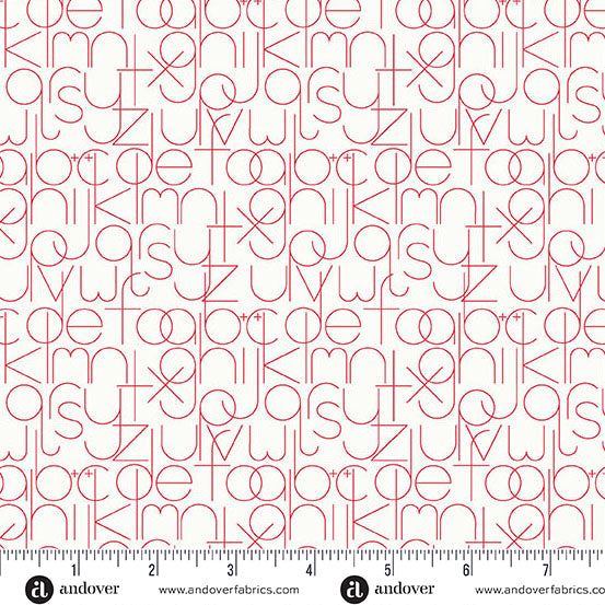 Andover - Alison Glass Sun Print Whisper - Enough Valentine Fabric