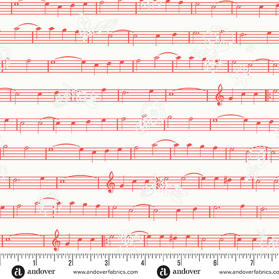 Andover - Alison Glass Sun Print Whisper - Singalong Electric Fabric