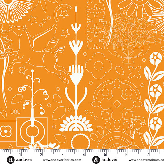 Andover - Alison Glass Sun Print 2025- Cameo Retriever Fabric