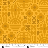 Andover - Alison Glass Sun Print 2025- This & That Marigold Fabric