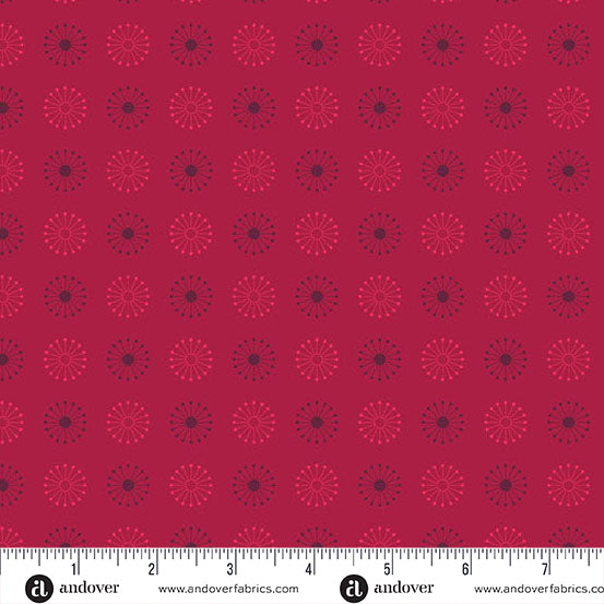 Andover - Giucy Giuce 40 - Atoms Petunia Fabric