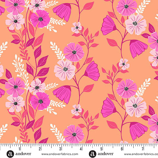 Andover - Memories Untold - Martha's Vineyard Peach Fuzz Fabric