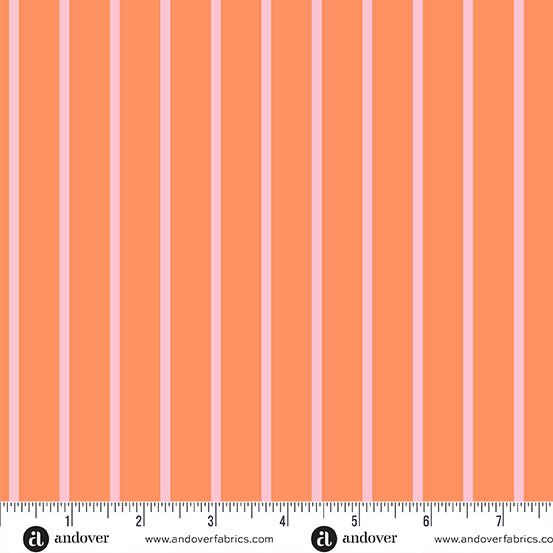 Andover - Memories Untold - Town Wharf Peach Fuzz Fabric