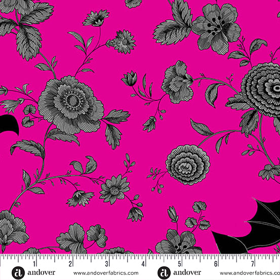 Andover - Libs Elliott Phantasm - Night Garden Scream Fabric