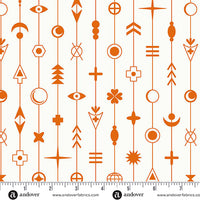 Andover - Alison Glass Sun Print Whisper - Gaze Flame Fabric