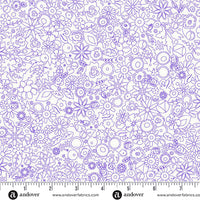 Andover - Alison Glass Sun Print Whisper - Woodland Violet Fabric