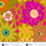 Andover - Alison Redwood 108" Wide - Open-Eyed Sun Fabric