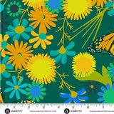 Andover - Alison Redwood 108" Wide - Monarch Grove Fabric