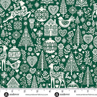Andover - Scandi - Christmas Green Fabric