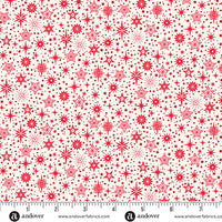 Andover - Scandi - Star Red Fabric