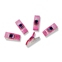 More Me Know - Pink Glitter Clips - 25ct