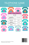 Quilt Cakes - Telephone Game Quilt - Paper Pattern