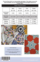Crinkly Quilts - Hexie Stars Quilt - Paper Pattern