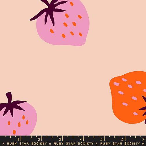 Ruby Star Society - Strawberry Wideback 108" - Peach Fabric