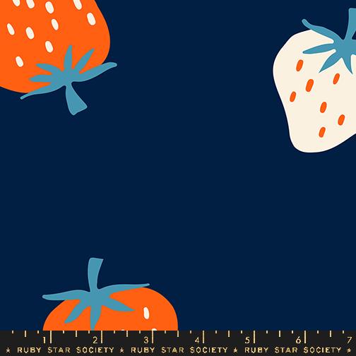 Ruby Star Society - Strawberry Wideback 108" - Navy Fabric