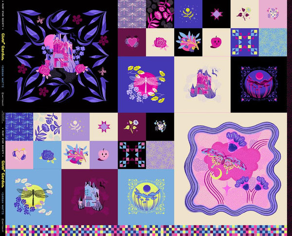 Ruby Star Society - Glow Garden - Fairytale Panel Multi Fabric