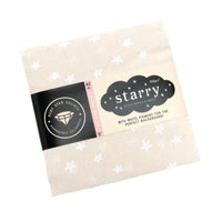 Ruby Star Society - New Starry White on Natural Charm Pack