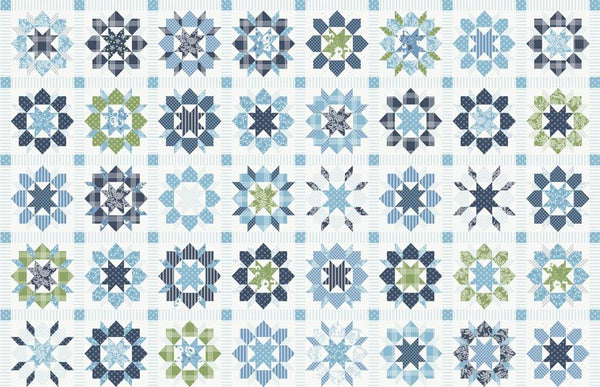 Moda - Nantucket Summer - Swoon Cheater Multi Fabric
