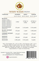 Copper Kettle Quilt Company - Wishy Washi - Paper Pattern
