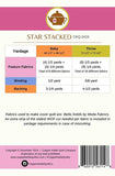 Copper Kettle Quilt Company - Star Stacked - Paper Pattern