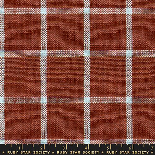 Ruby Star Society - 16" Sunshine Toweling - Kitchen Window Cayenne