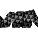 Renaissance Ribbons - Tula Pink Graywork Kinda Shady 1.5" Webbing - Carbon