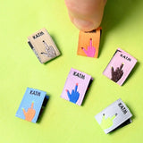 Kylie and The Machine - Middle Finger Mini Hands Woven Sewing Labels (6 ct)