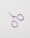 Matchy Matchy Sewing Club - Scallop Handle Embroidery Scissors - Lavender