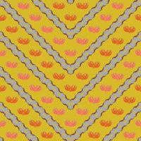 Figo - Trade Winds - Love Dove Mustard Fabric