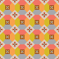 Figo - Trade Winds - Mosaic Citrus Fabric