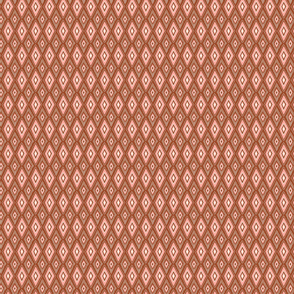 Figo - Desert Sunrise - Woven Diamonds Rust Fabric