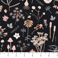 Figo - The Botanist - Botanical Black Fabric