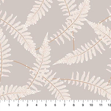 Figo - The Botanist - Ferns Gray Fabric