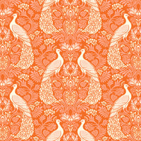 Figo - Wild Abandon - Rouges & Scoundrels Tangerine Fabric