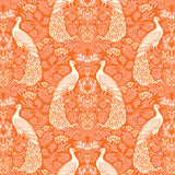 Figo - Wild Abandon - Rouges & Scoundrels Tangerine Fabric