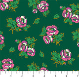 Figo - Wild Abandon - Unbound Teal Fabric