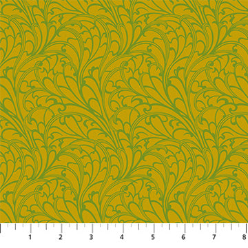 Figo - Wild Abandon - Passing Fancy Olive Fabric