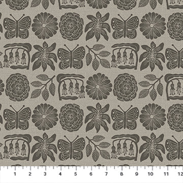 Figo - Folktale - Folktale Taupe Fabric
