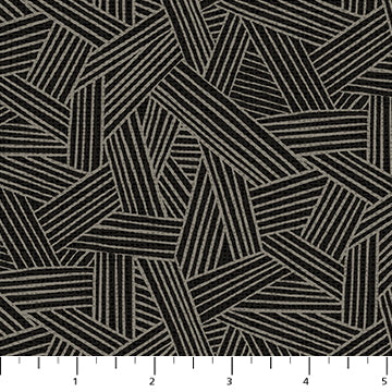 Figo - Folktale - Woven Black Fabric