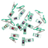 More Me Know - Sea Glass Glitter Clips - 25ct